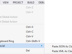 Quick Tipp: Visual Studio – Paste JSON/XML As Classes